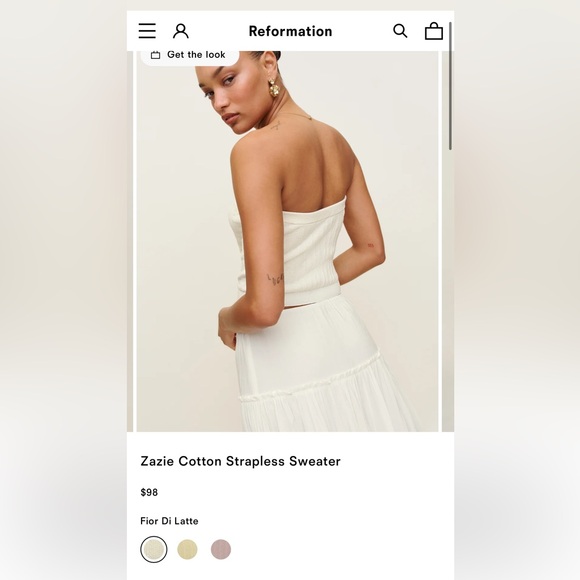 NWT • Zazie cotton sweater - fior de latte - Picture 4 of 6